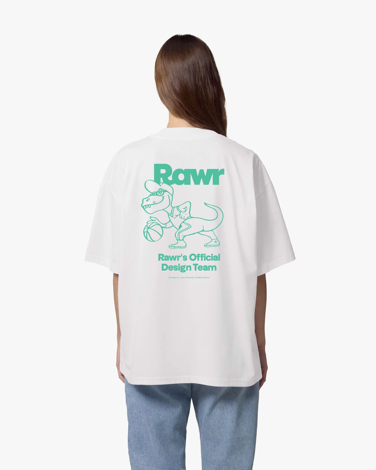 T-shirt Oversize Rawr’s Official Team