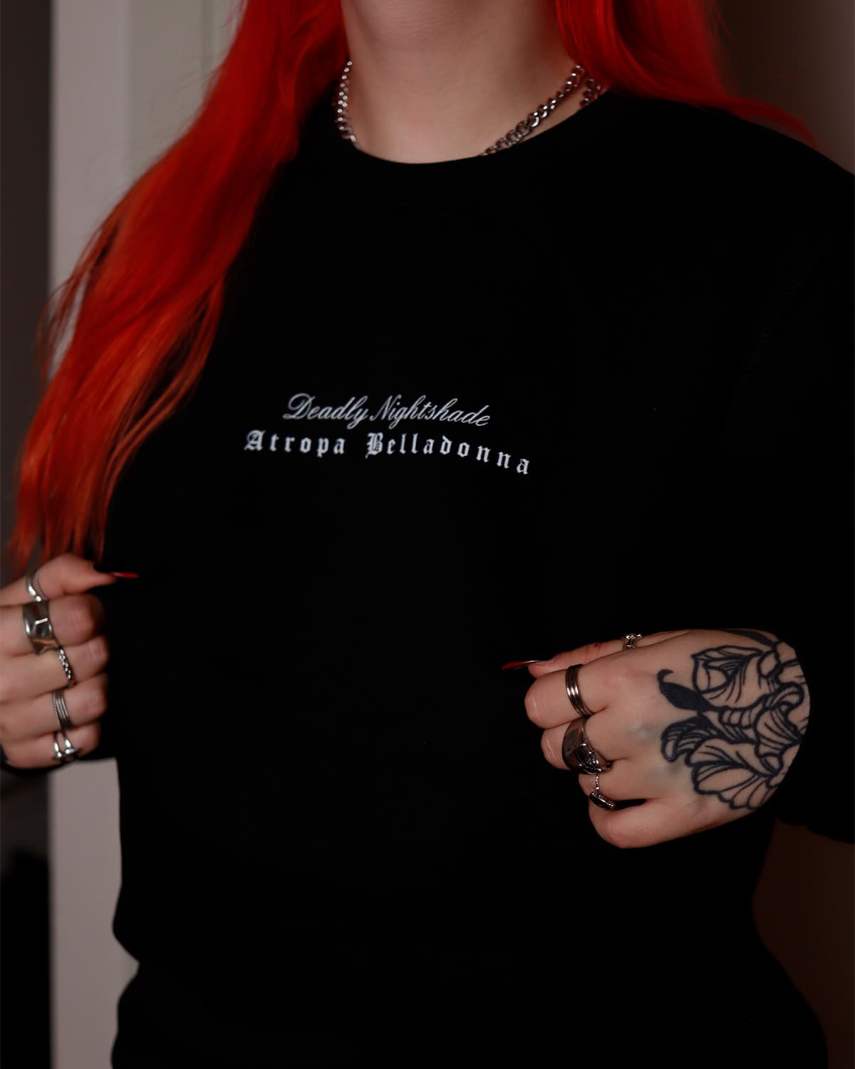 Felpa Girocollo "Belladonna"