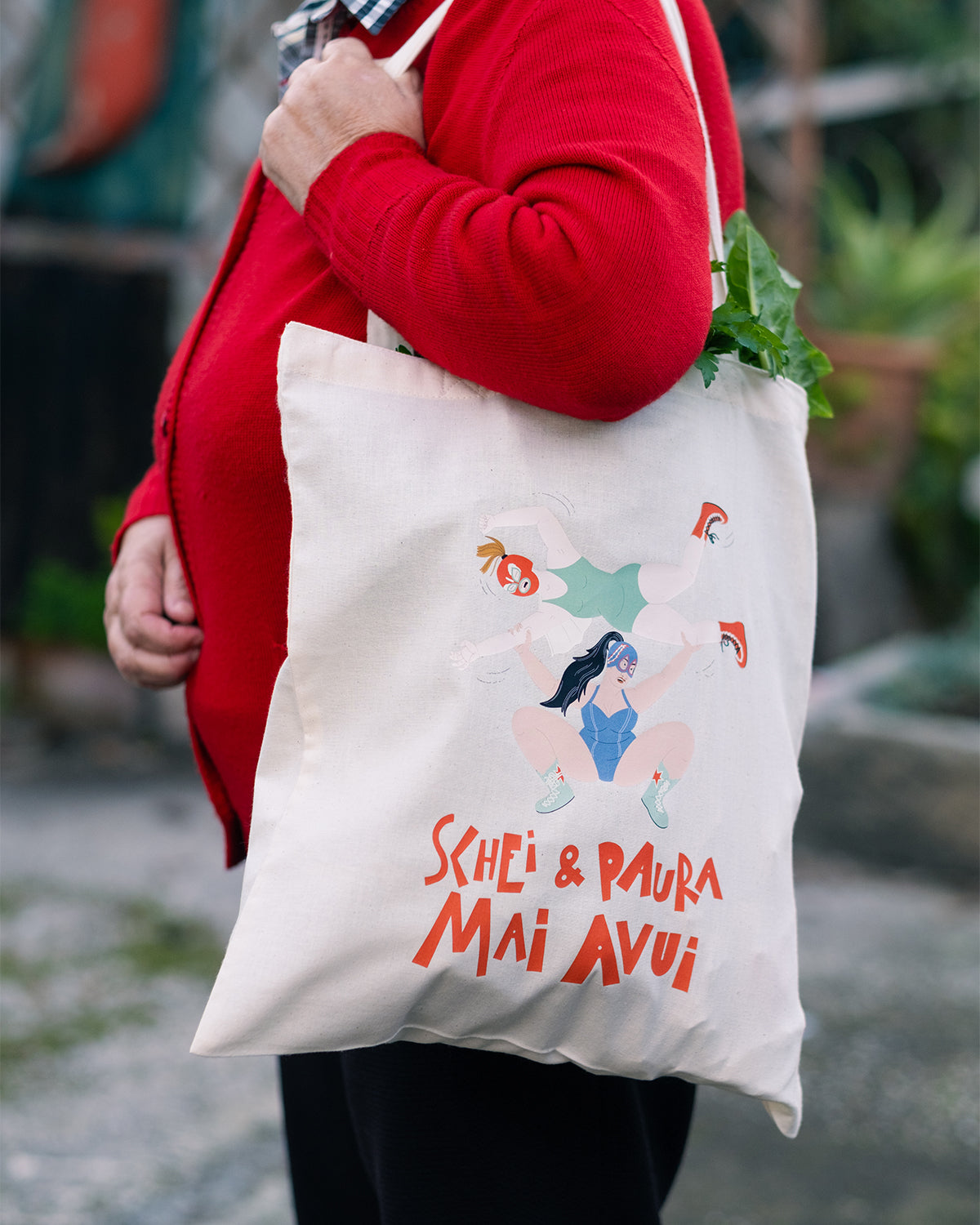 Tote Bag "Schei e paura mai avui"