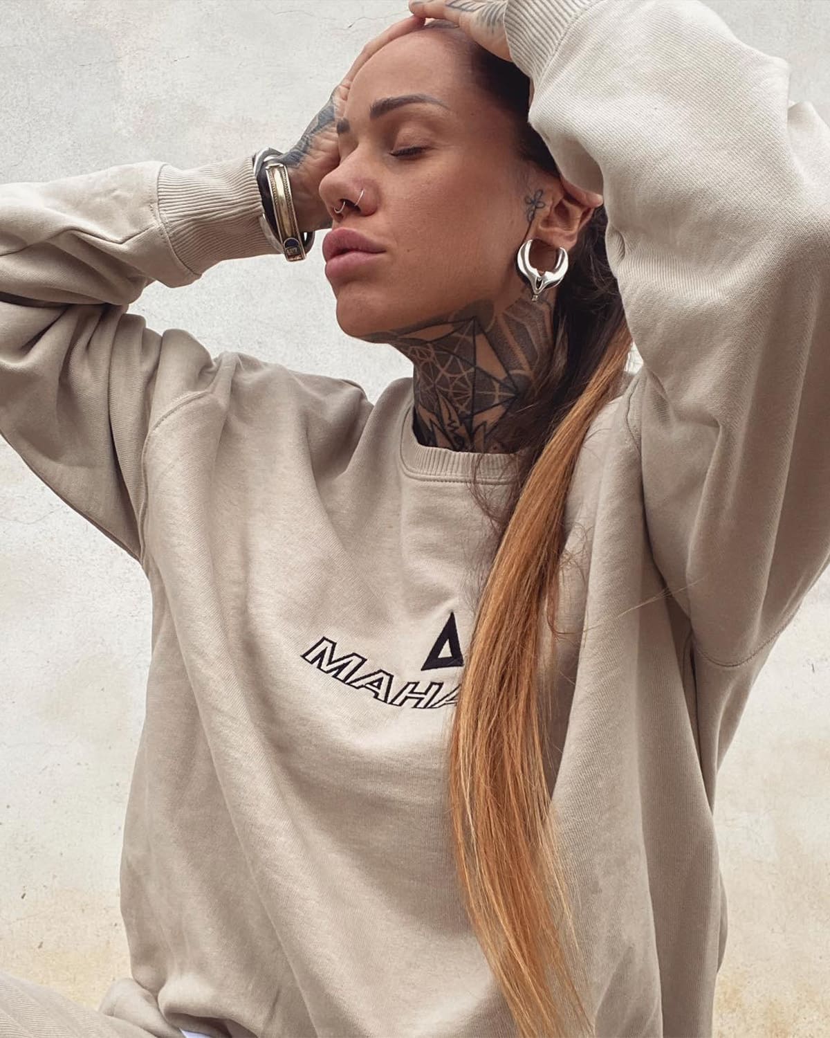 Felpa oversize Mahalo