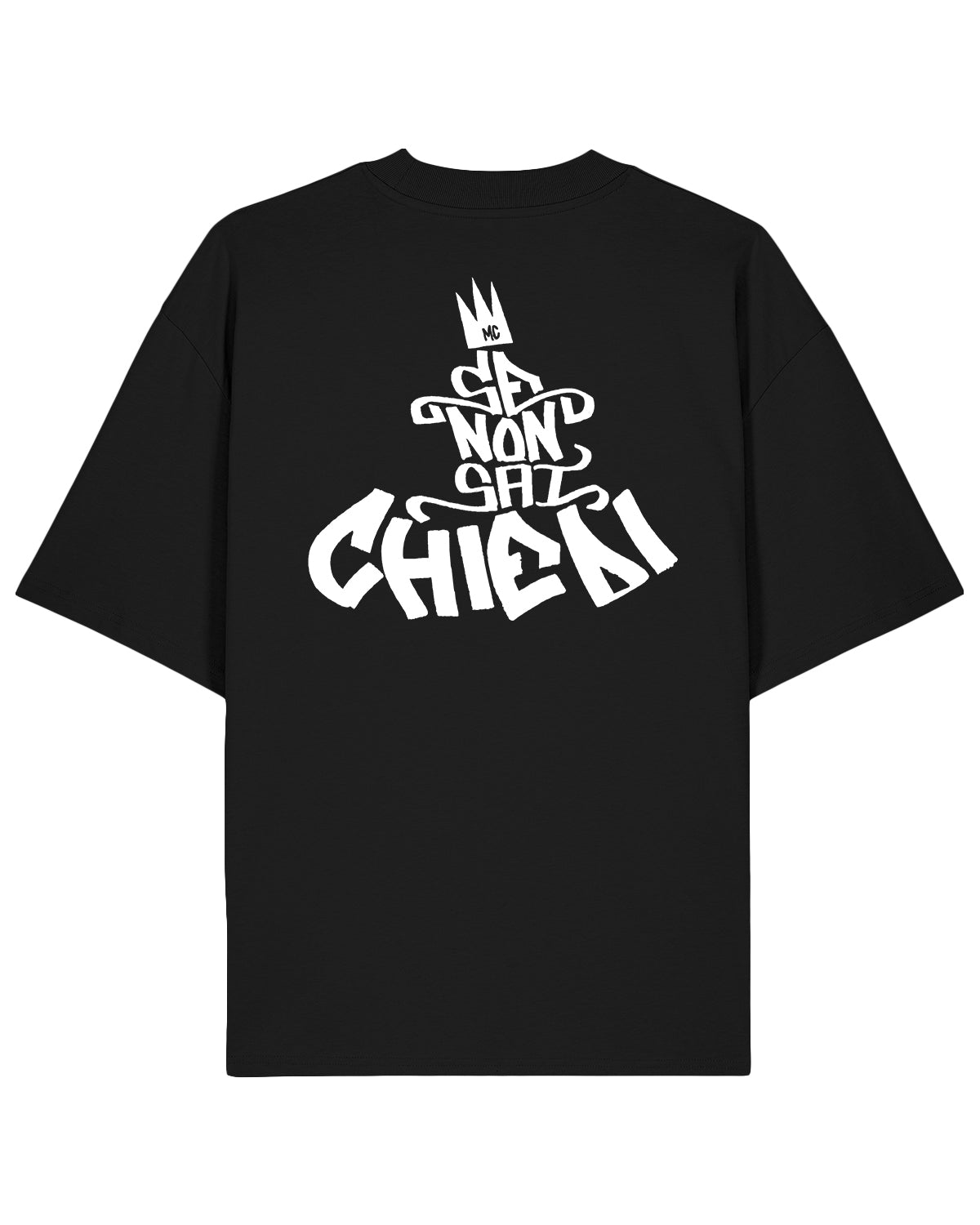 T-shirt oversize "Se non sai chiedi"