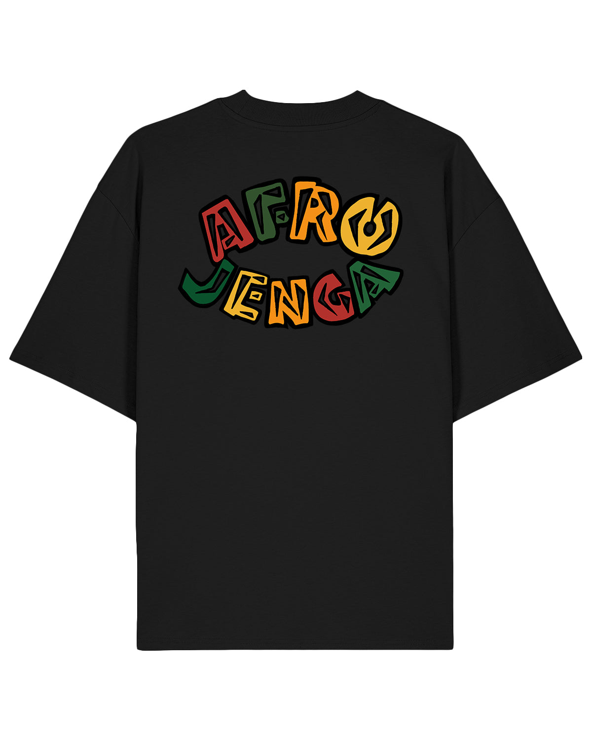 T-shirt oversize "Afro Jenga"