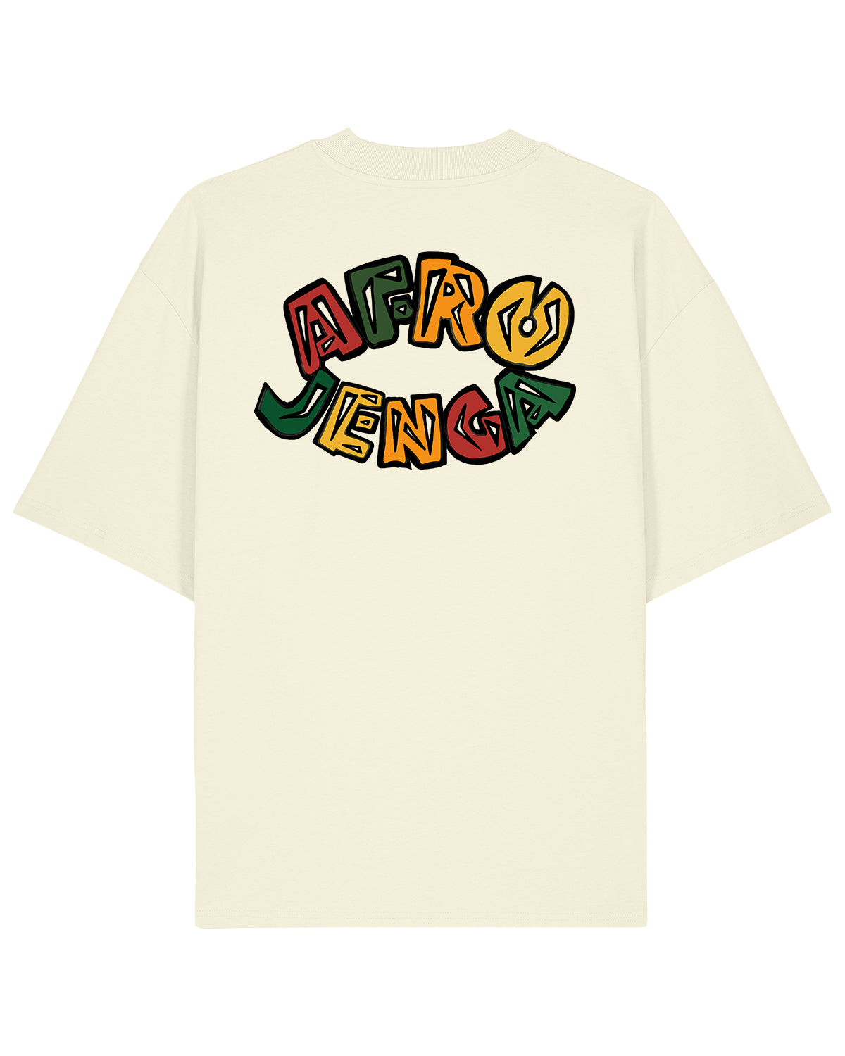 T-shirt oversize "Afro Jenga"