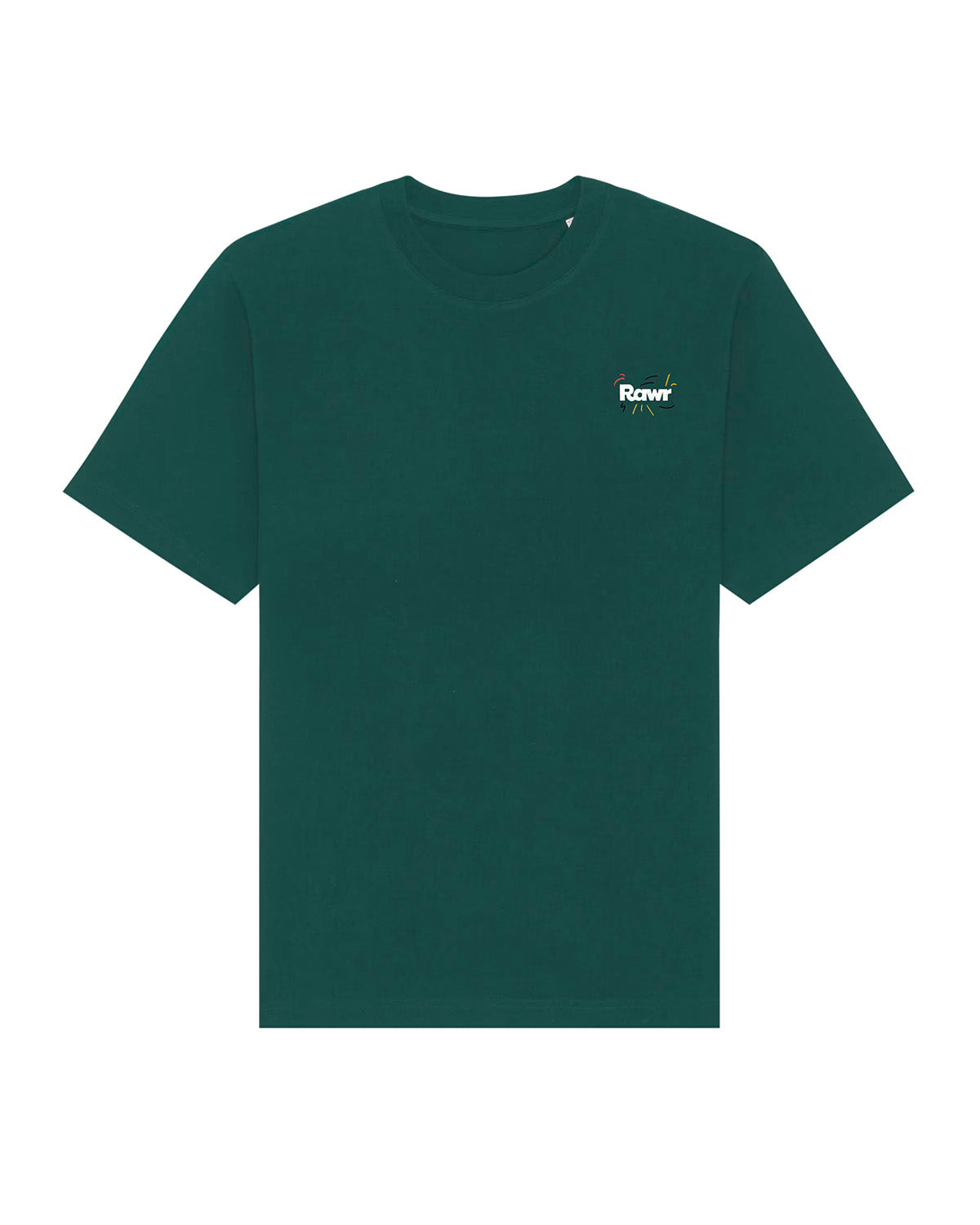 T-shirt Oversize Crazy Rawr Green