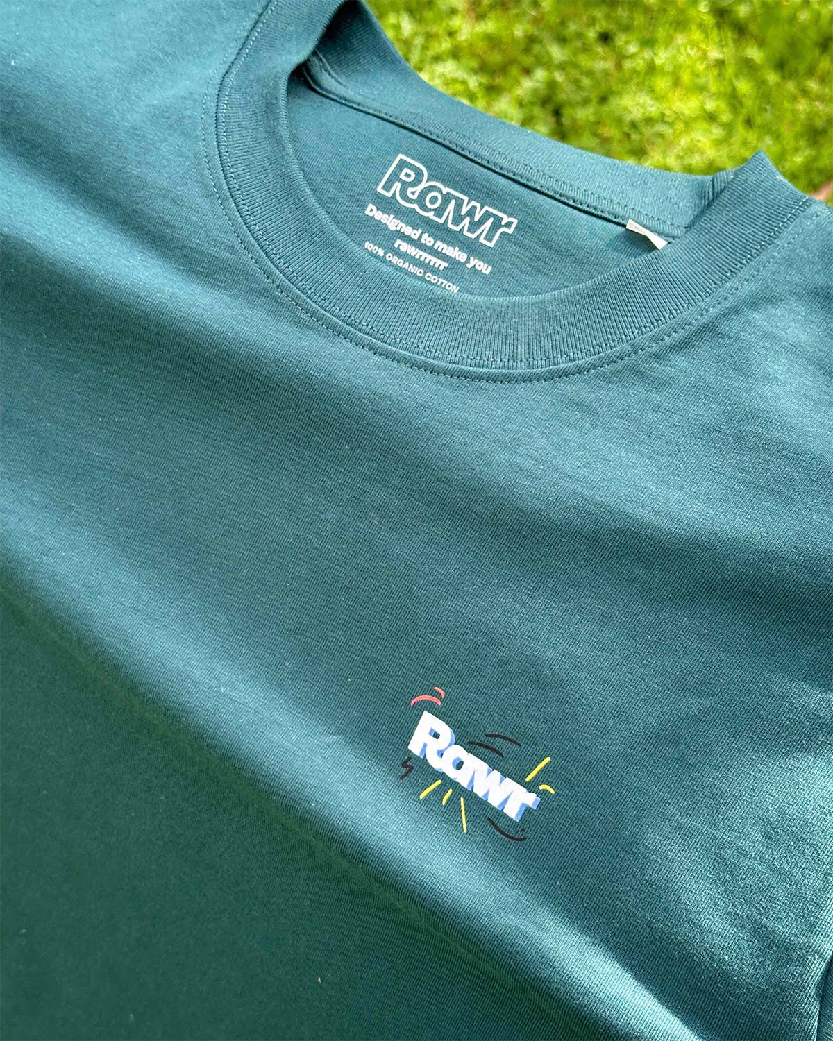 T-shirt Oversize Crazy Rawr Green