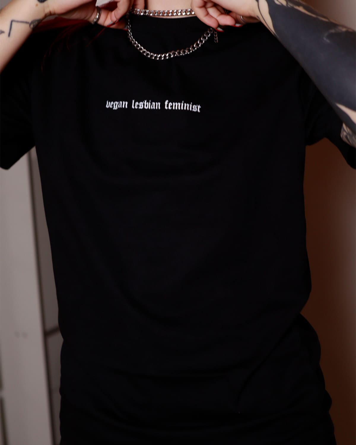 T-shirt "Vegan Lesbian Feminist"