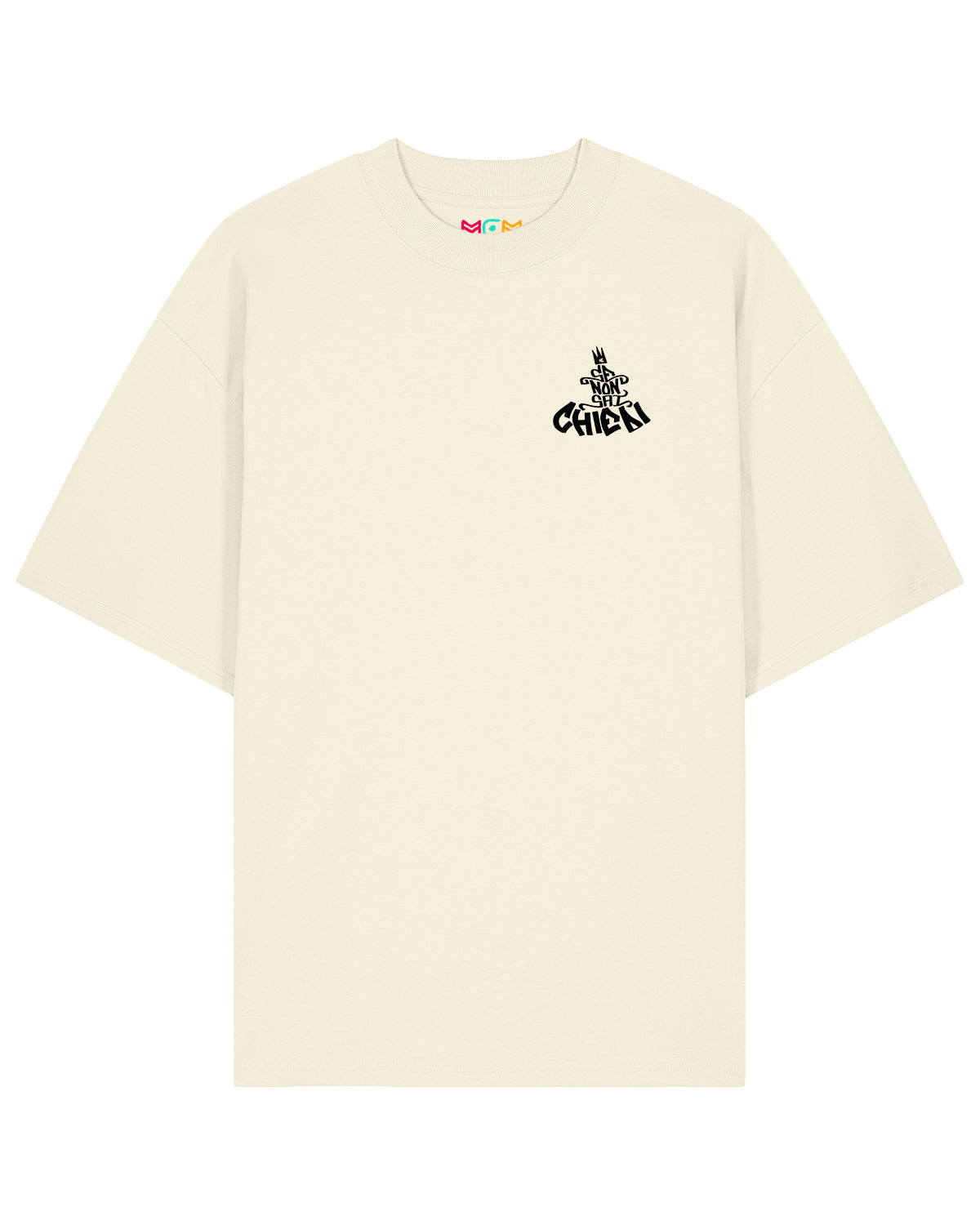 T-shirt oversize "Se non sai chiedi"