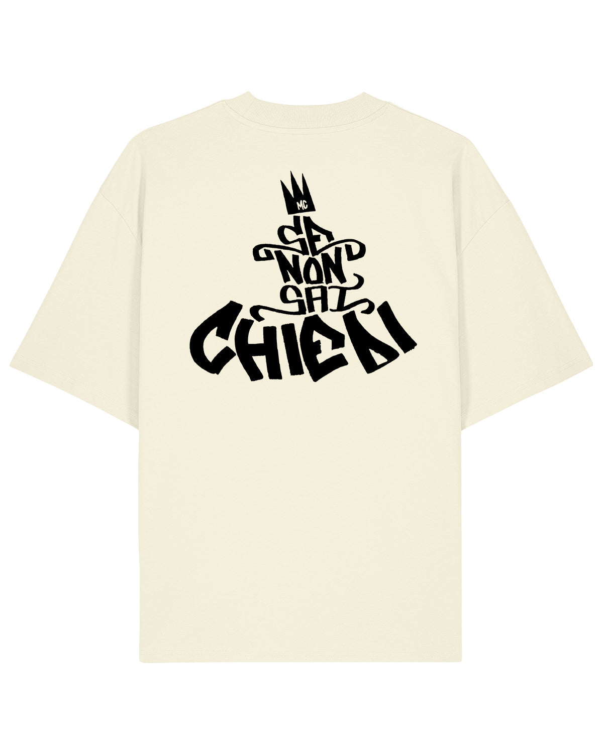 T-shirt oversize "Se non sai chiedi"