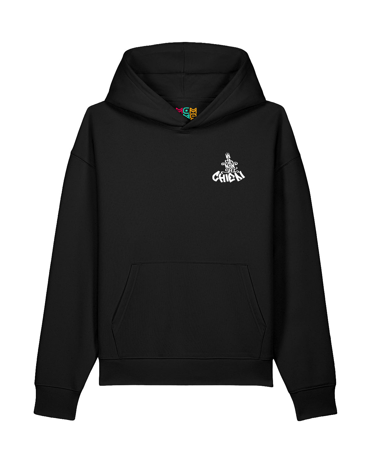 Felpa cappuccio relaxed "Se non sai chiedi"