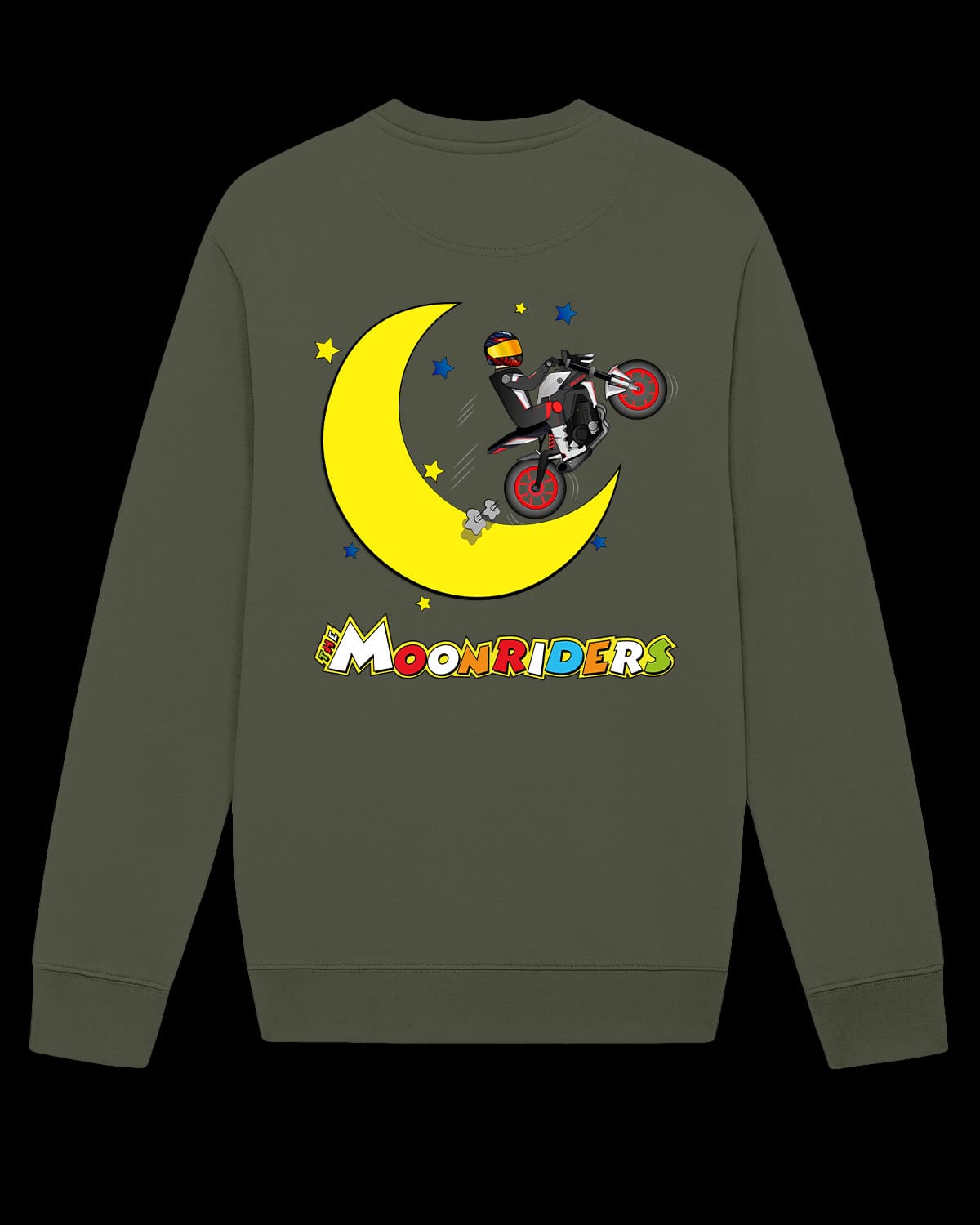 Felpa girocollo Moon Riders