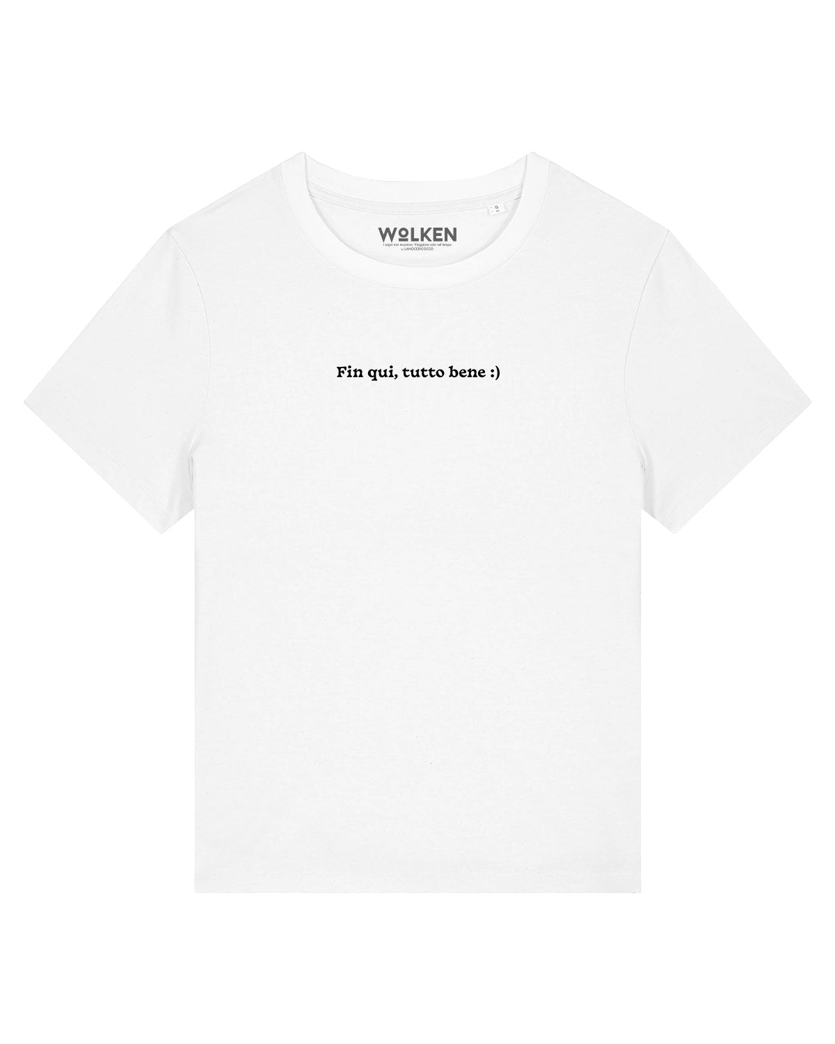 T-shirt Premium Donna "Fin qui tutto bene"